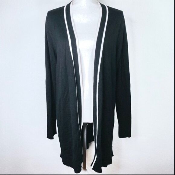 -Calvin Klein Stripe Cardigan NWT XL - Picture 2 of 9